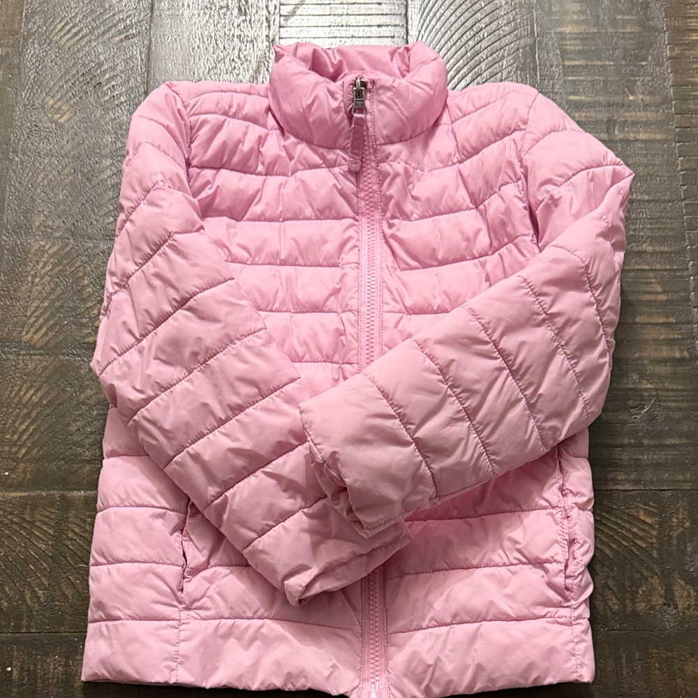 Lands' End Light Pink Quilted Jacket